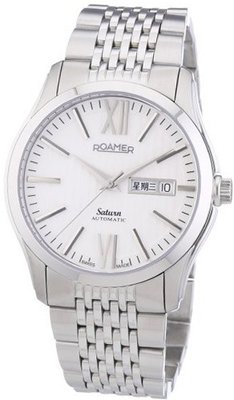 ROAMER OF SWITZERLAND SATURN AUTOMATIC WHITE DIAL