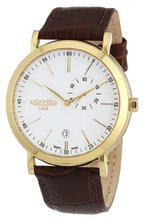 uRoamer of Switzerland Roamer 934950-48-25-05 Vanguard White and Brown Leather 