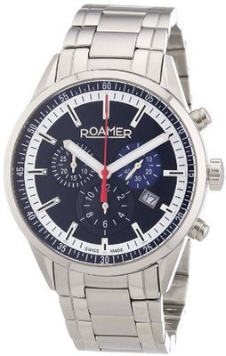 uRoamer of Switzerland Roamer Quartz SUPERIOR CHRONO 508837 SM1 with Metal Strap 