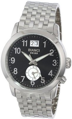 Roberto Bianci 1856D_BLK "Eleganza" Dual-Time Zone And Date