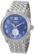 Roberto Bianci 1856DIA_BL Diamond Dual-Time Zone Date