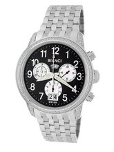 Roberto Bianci 1857DIA_BLK Diamond Accented Chronograph