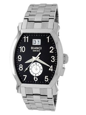 Roberto Bianci 1860_BLK "Eleganza" Dual-Time Zone And Date