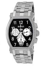 Roberto Bianci 1861DIA_BLK Diamond Accented Chronograph