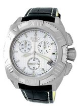 Roberto Bianci 1869LEA_WHT "Quadra" Chronograph Texturized Dial