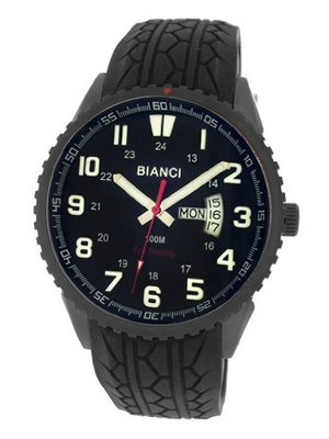 Roberto Bianci 7099mrub-gun_blk Pro Racing Analog Display Analog Quartz Black