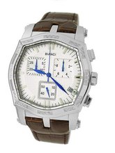 Roberto Bianci 9092DIA_LEA_WHT "Prestigio-Diamond" Chronograph