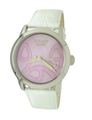 Roberto Bianci Midsize 1858LEA_PNKMOP Mother of Pearl European Dial