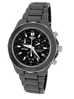 Roberto Bianci Unisex JH035_BLK Condezza All Ceramic Sapphire Crystal