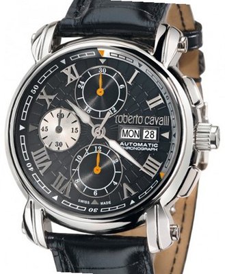 Roberto Cavalli Timewear Swiss Made Anniversary Gent