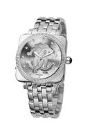 Roberto Cavalli Bohemienne Analog R7253166015 with Quartz Movement, Stainless Steel Bracelet and Silver Dial