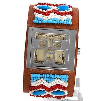 Roberto Cavalli Chronograph with Simulated Gemstones