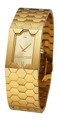 Roberto Cavalli Gold-tone 'Honeycomb' Fashion R7253139565
