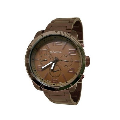 Brown Metal with Brown Chronograph Dial