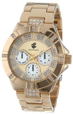 Rocawear RL0108G1-118 Stylish Bracelet Enamel Bezel