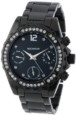 Rocawear RL0121BK1-010 Stylish Bracelet Enamel Bezel