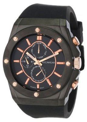 Rocawear RM0102BK1-010 Stylish Bracelet Enamel Bezel