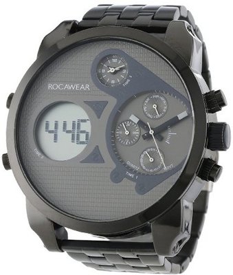 Rocawear RM0114BK1-214 Stylish Bracelet Enamel Bezel