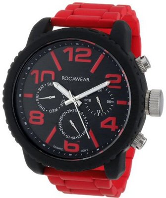 Rocawear RM0115BK1-410 Stylish Bracelet Enamel Bezel