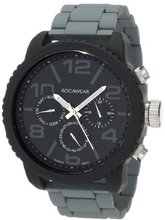 Rocawear RM0115BK1-734 Stylish Bracelet Enamel Bezel