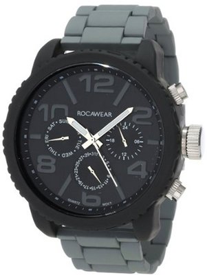 Rocawear RM0115BK1-734 Stylish Bracelet Enamel Bezel