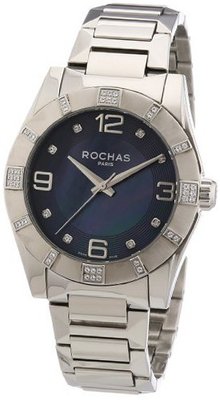 Rochas Quartz Rochas De Luxe `s Collection 2012 RH66823 with Metal Strap