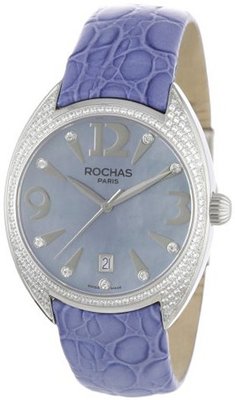 Rochas Quartz ROCHAS FEMME 11 9050MN with Leather Strap