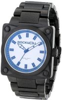 Rockwell Time SF104 747 Black-Plated Stainless Steel and White