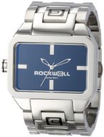 Rockwell Time Unisex DT102 Duel Time Stainless Steel Silver and Black
