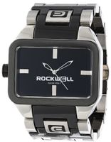 Rockwell Time Unisex DT105 Duel Time Stainless Steel Ceramic Black with Black