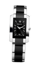 Rodania Swiss Mystery Quartz with Black Dial Analogue Display and Black Ceramic Bracelet RS2457344