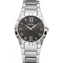 Rodania Swiss RS25079.47 Ladies Black and Silver Salina