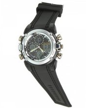 RoKo Multifunction Waterproof PU Band Plastic Case Sport Diving Wrist Silver