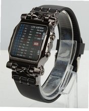 RoKo Personality Rubber Digital Quartz Wrist PX TPU band Black