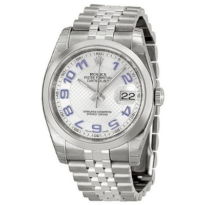Rolex Datejust Automatic Silver Deco Dial Stainless Steel Unisex 116200SDBLAJ