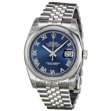 Rolex Datejust Blue Dial Stainless Steel Jubilee Bracelet 116200BLRJ