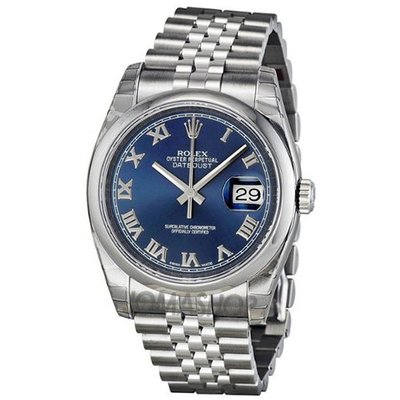 Rolex Datejust Blue Dial Stainless Steel Jubilee Bracelet 116200BLRJ