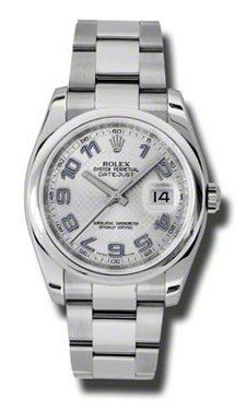 Rolex Datejust Silver Deco Dial Stainless Steel Oyster Automatic 116200SDBLAO
