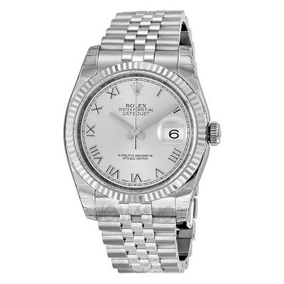 Rolex Datejust Silver Dial Automatic Stainless Steel 116234SRJ