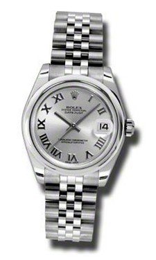 Rolex Datejust Silver Dial Automatic Stainless steel Ladies 178240SRJ
