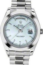 Rolex Day-Date II President Platinum , Ice Blue Index Dial