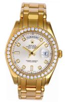 Rolex Day-Date Masterpiece Yellow Gold , Silver Diamond Dial