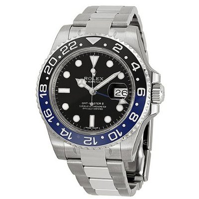 Rolex GMT Master II Black Dial Stainless Steel 116710BLNR