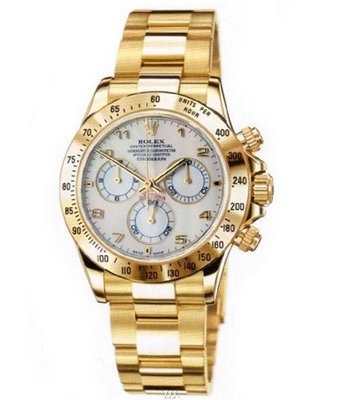 Rolex Yellow Gold Daytona White Dial