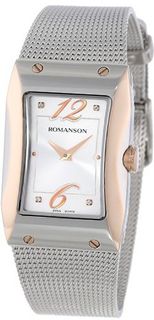 Romanson RM0359LL1JAS6R Modern Swiss Quartz Stainless Steel Band