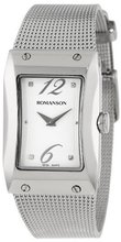 Romanson RM0359LL1WA12W Modern Swiss Quartz Stainless Steel Band