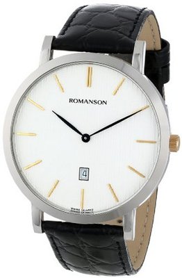 Romanson TL5507MX1CBS1B Classic Analog Swiss-Quartz Black