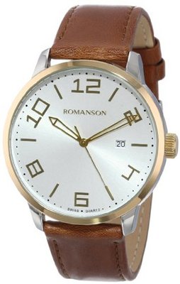 Romanson TL8250BM1CAS1G Modern Swiss Quartz Date Function
