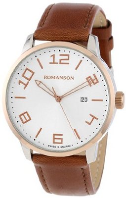 Romanson TL8250BM1JAS6R Modern Swiss Quartz Date Function