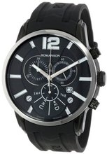 Romanson TL9213HM1DA32W Sports Swiss Quartz Day and Date Function Chronograph Luminous Hands and Markers